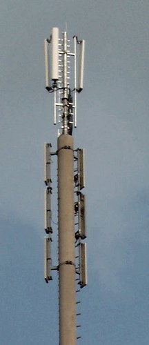 August 2001 - Mastspitze nach dem Umbau